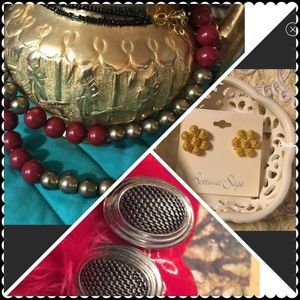 VTG:Double strand necklaces and 2 morel